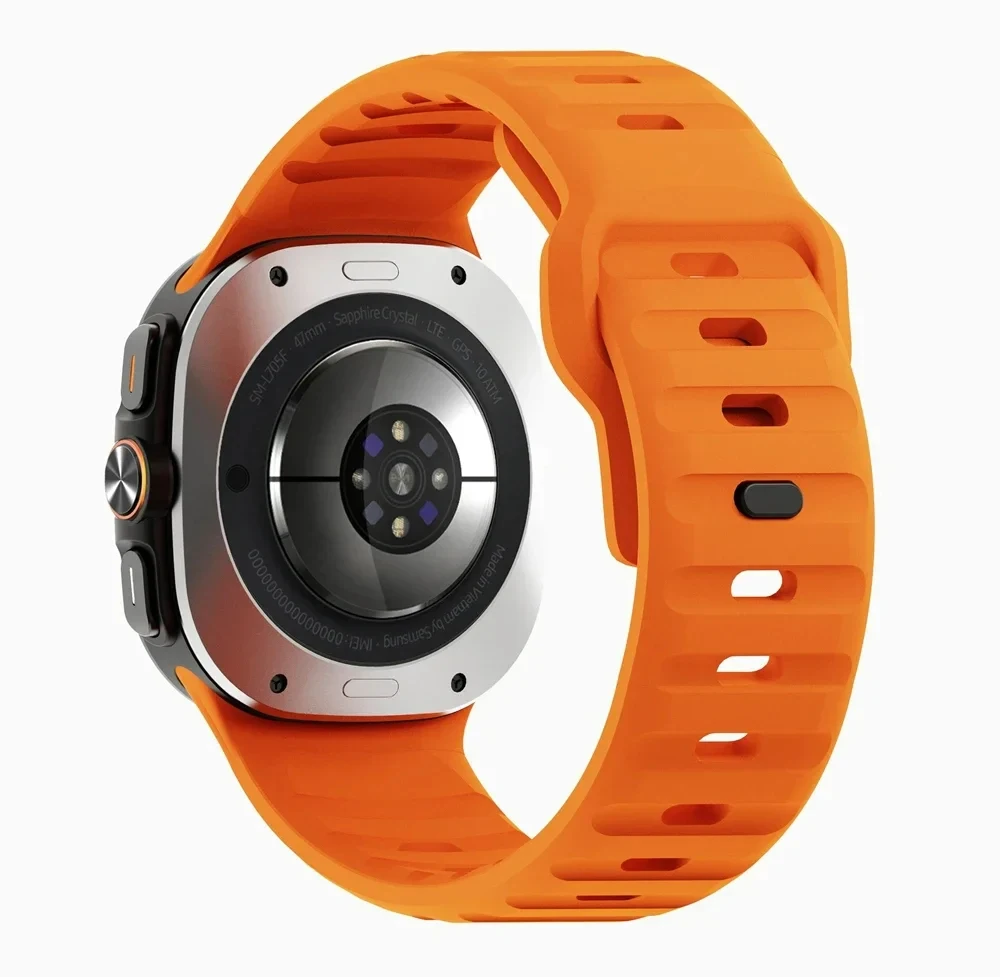 New Silicone Strap for Samsung Galaxy Watch 7 Ultra 47mm Band Sport Bracelet For Samsung Galaxy Ultra 47mm Watchband Accessories