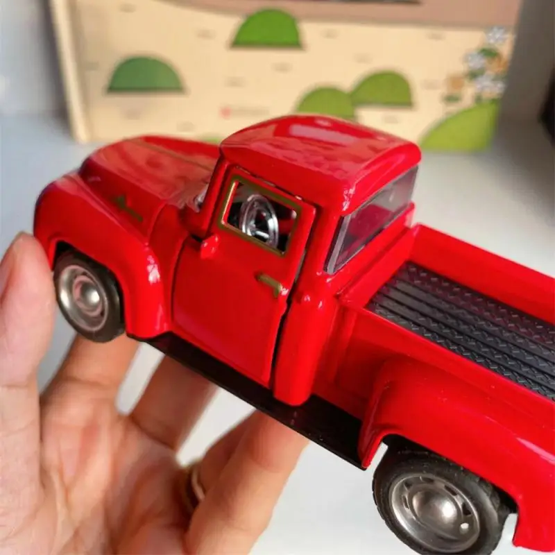 Classic Pickup Car 1/32 Scare Model Simulation  Alloy Diecasts Pull Back Vehicle Toy For Boy Kids Collection