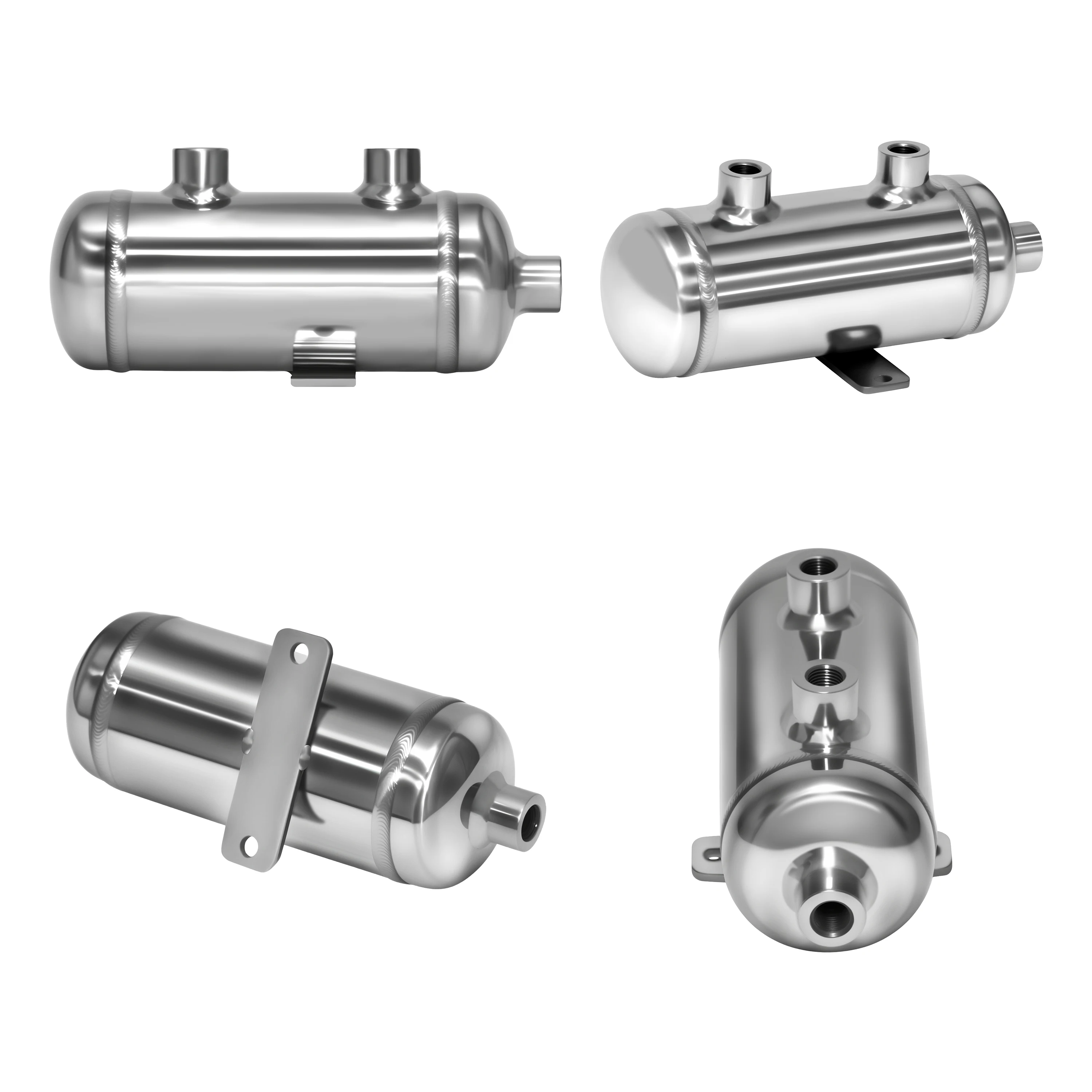 

0.3L-3 Hole NPT Threaded Stainless Steel Air Tank: High-Quality Commercial Storage Equipment for Industrial and Home Improvement