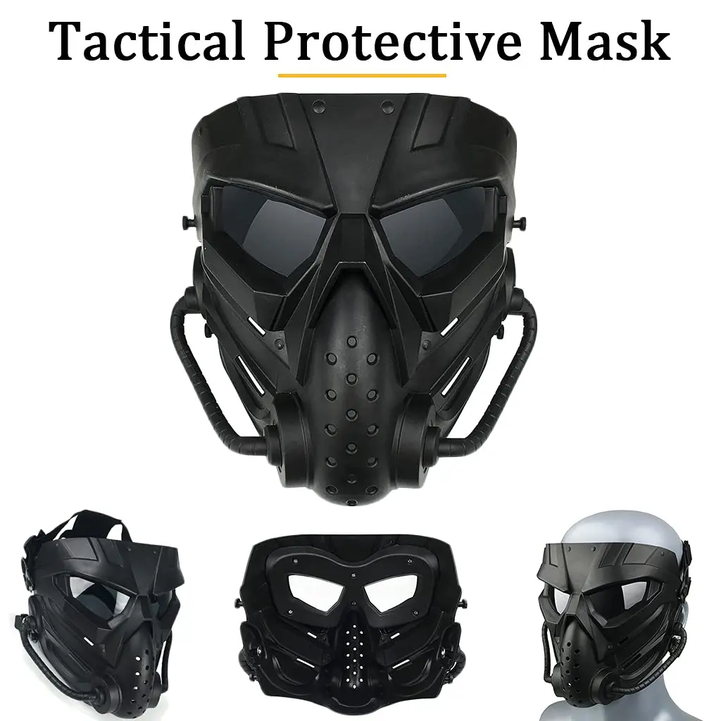 Airsoft Helmet And Paintball Mask Combination With Helmet Cover And Balaclava Close Range CQB Combat Full Face Protection Gear