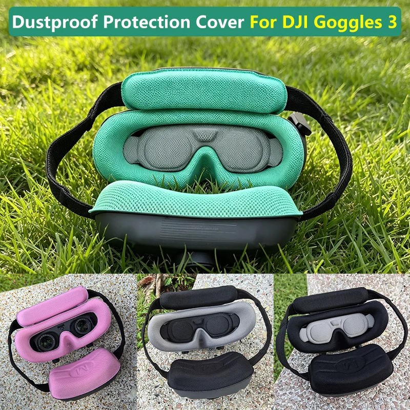 For DJI Goggles 3 Dustproof Protection Cover Face Cover Replace Mask Head Cushion Sponge Eye Pad AVATA 2 Flight Glasses G3 Kit