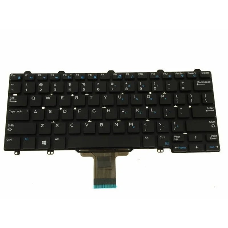Z MJ8HY FOR DELL Latitude E5270 E7270 Laptop Keyboard without Backlit