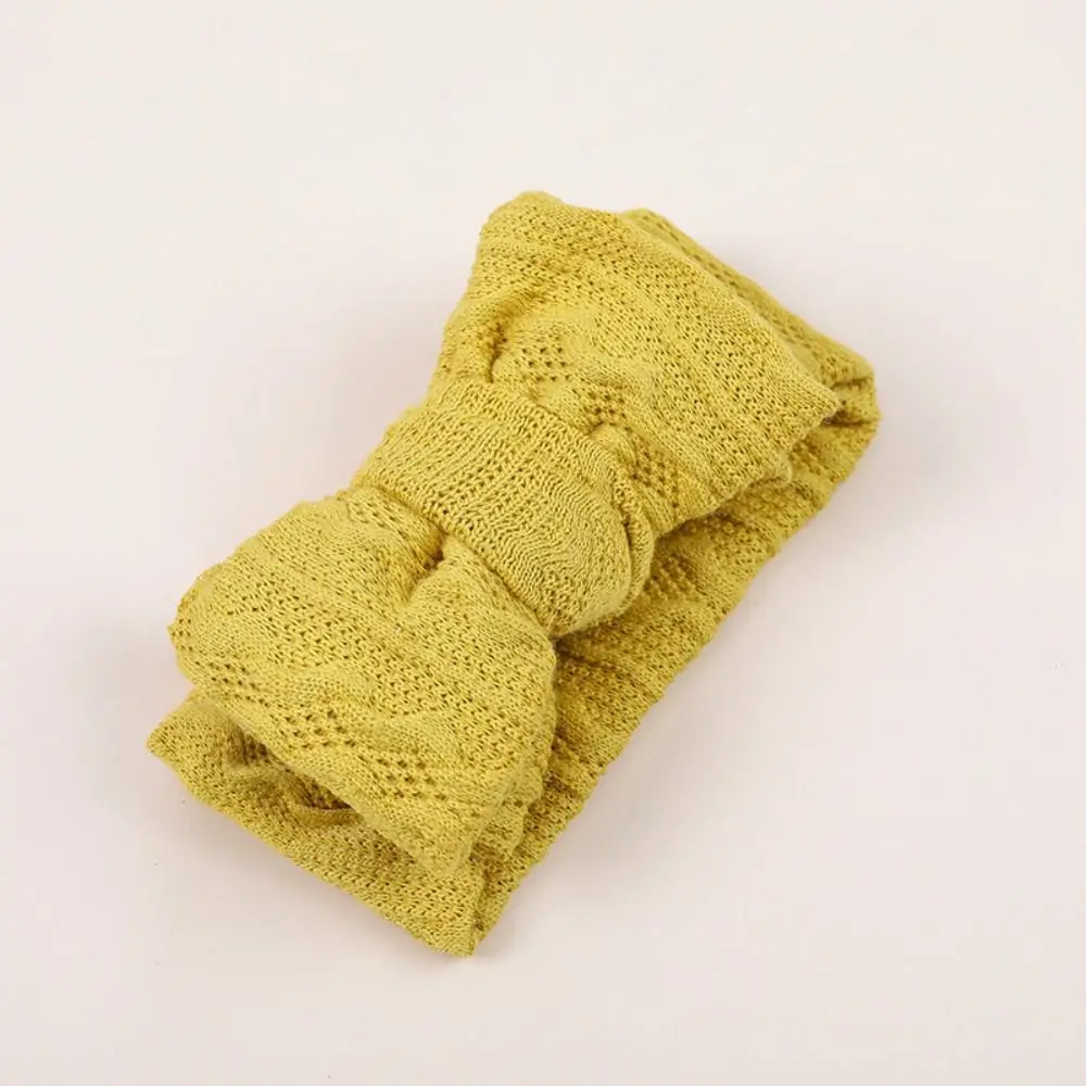 Jacquard Weave Baby Headband Soft Fabric Warm Lining Children Turban Stretchy Fit Thick Elastic Kids Hair Accessory Outdoor Wear