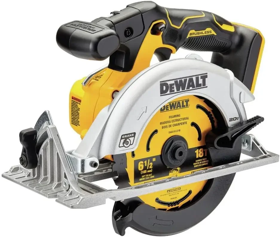 DEWALT 20V MAX* Kit combinato per sega circolare e trapano a batteria senza spazzole con batterie compatte DEWALT POWERSTACK (DCK239E2)