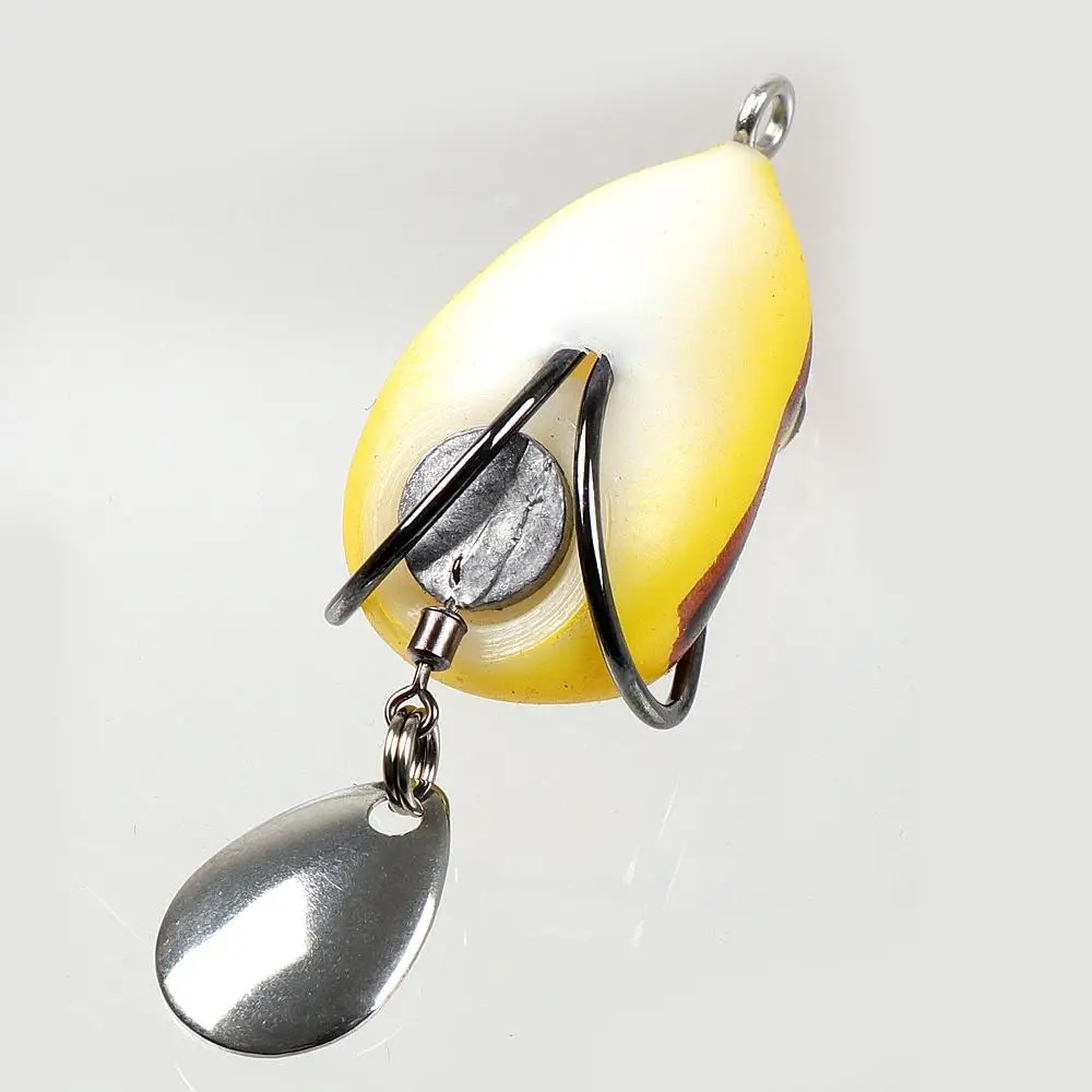 Señuelo rana suave artificial con anzuelos dobles de superficie - imagen 3