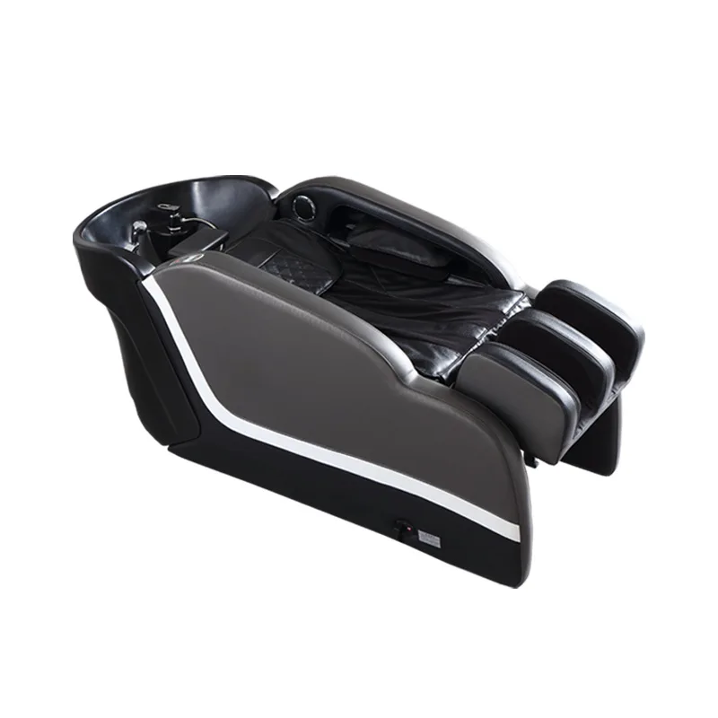 Cama de champú para masaje eléctrico, barbería, circulación especial de agua, fumigación, tratamiento del cabello, cama de champú