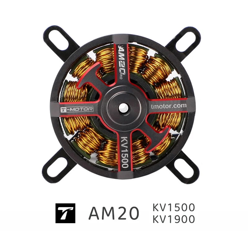 

AM20 PRO F3P-A Indoor T-MOTOR Plane Motor-KV1500 KV1900 AM Series Brushless Motor Light weight for Fixed Wing Drone