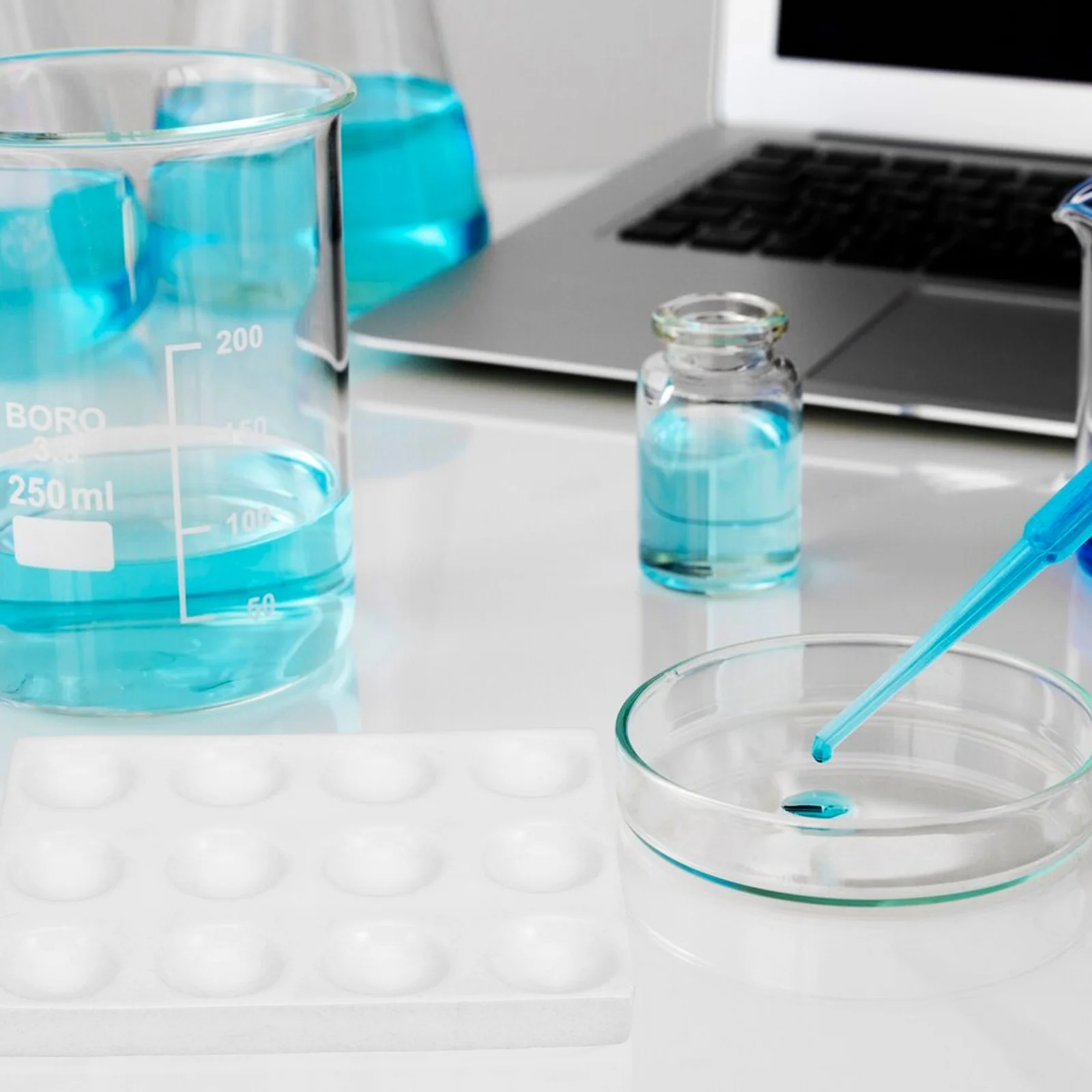 لوحة التجربة الكيميائية من البورسلين، مختبر اختبار اللوحة العلمية #4