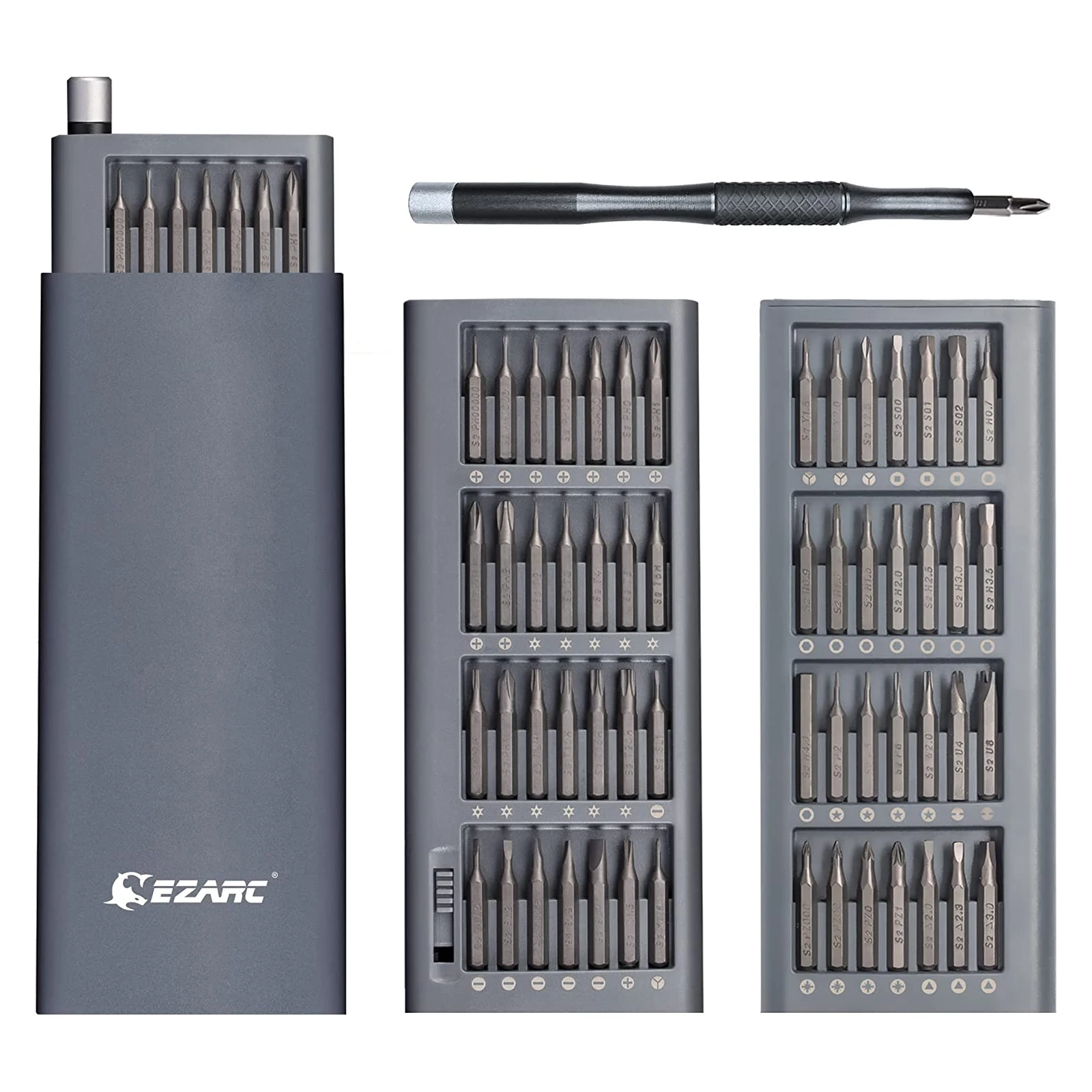 

EZARC 57 in 1 Precision Screwdriver Set Magnetic Precision Repair Tool Kit for Mobile Phone Computer Laptop Apple Devices Tablet