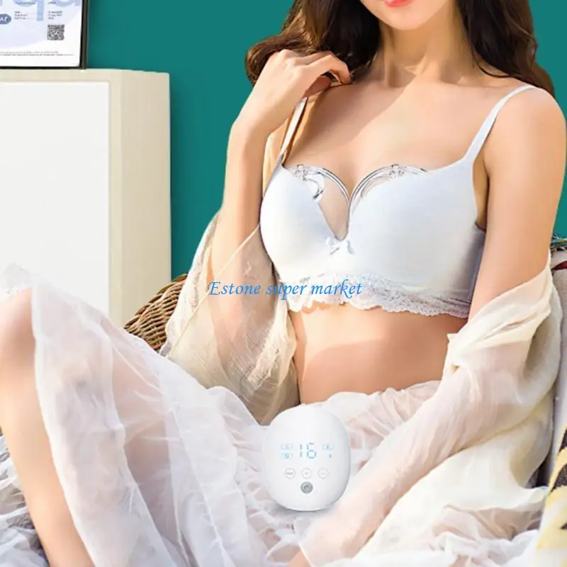 090B Electric Double Breast Pump Automatic Wearable Breast Pump Portable Sucking Pump Baby Nipple Silence Suction Cup Feeding