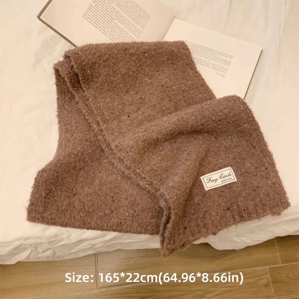 Рисунок 6 - Зимний теплый вязаный шарф из смеси шерсти