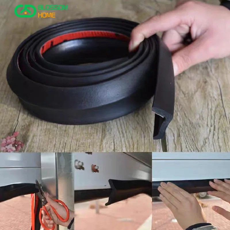 Roller Shutter Door Sealing Strip Flip Door Bottom Seal Rubber Block Anti-rat Seal Waterproof Garage Shutter Door Bottom Seal