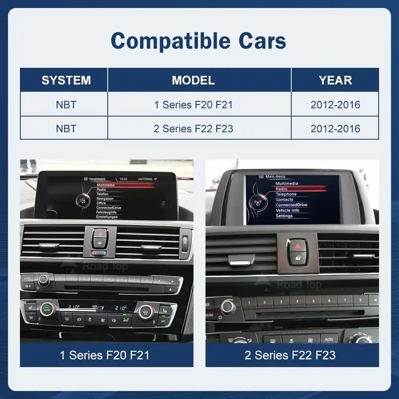 【2026 Precision Made】 Road Wireless CarPlay Android Auto Touch Screen for 1 2 Series F20 F21 F22 F23 2012-2016