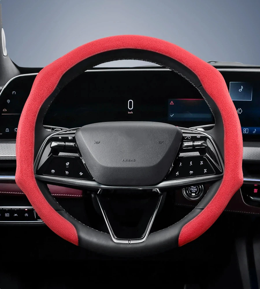 Suitable for Cadillac Suede Steering Wheel Car Cts 2013 Ct4 Carbon Interior Ct5 Xt5 Xt4 Xt6 Escalade Srx Xts Ct6 Lyriq Para