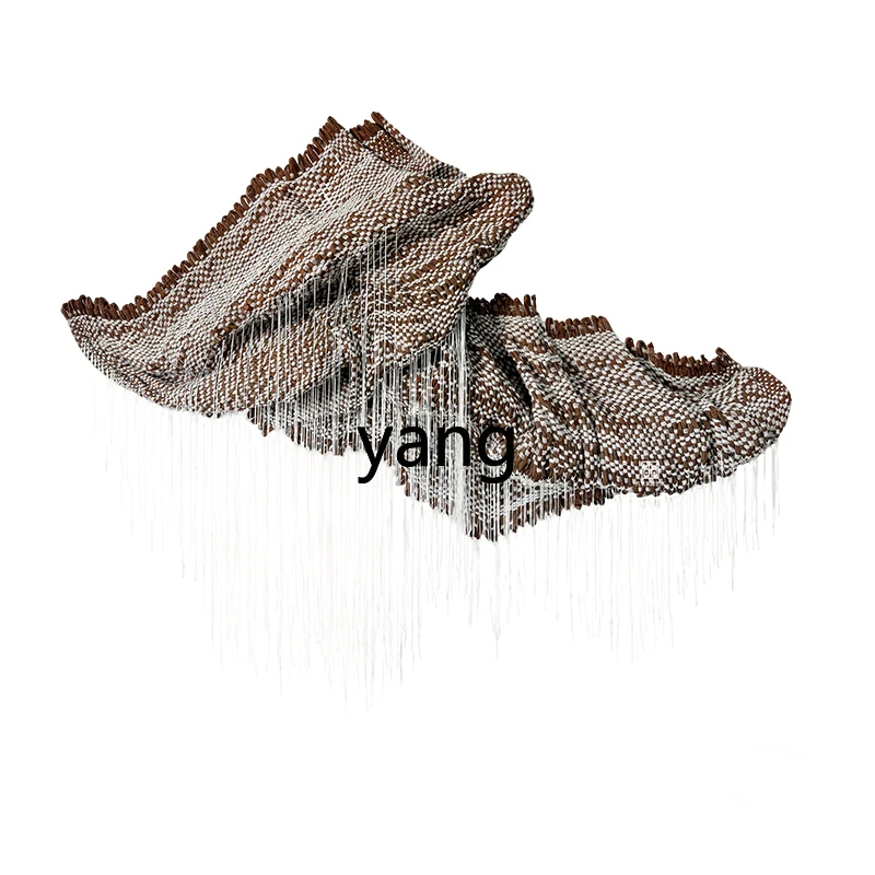LTM high-end hotel villa weaving decorative painting light luxury exhibition hall club physical installation painting