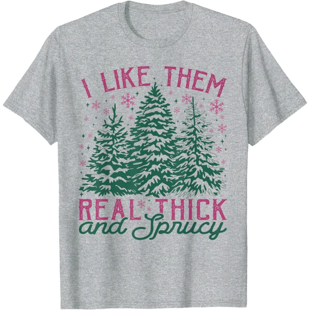 مضحك شجرة عيد الميلاد قميص حقيقي سميك شجرة التنوب الرجال النساء للجنسين تي شيرت لطيف طباعة جولة الرقبة التي شيرت لطيف الجرافيك تيز