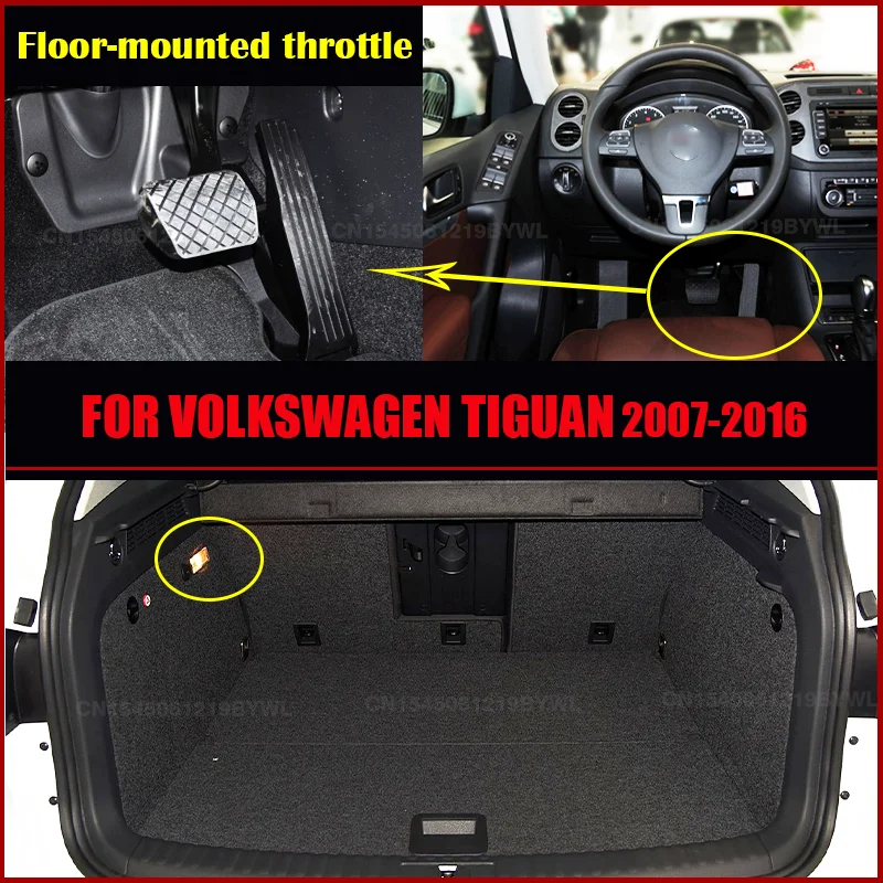 For Volkswagen VW Tiguan 2007-2016 15 14 13 12 11 10 09 08 Car Floor Mats Foot Pads Car Trunk Mat Cargo Liner Accessories