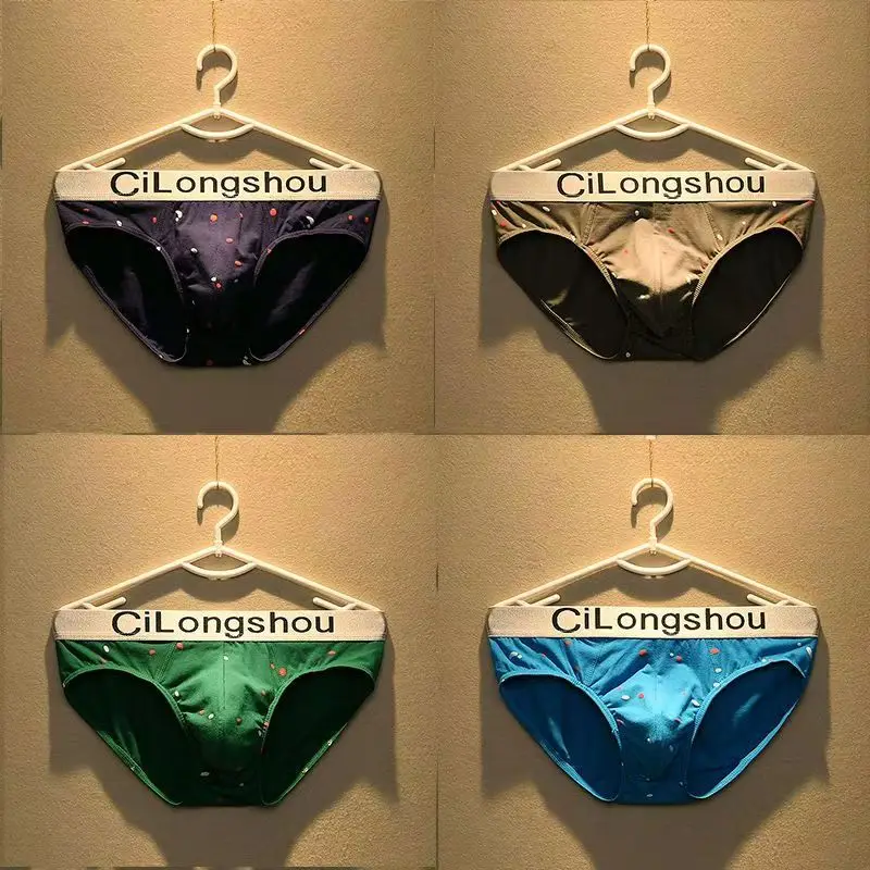 

Men's Briefs, Youth Triangle Underwear, 95% Cotton Low Rise Korean Style Breathable Men's Underpants. mens panties briefs