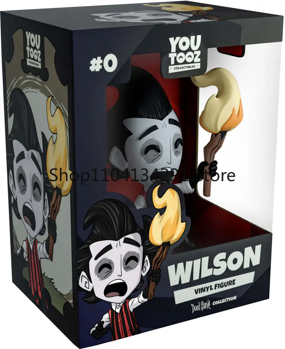 Original Youtooz Don't Starve Merchandise Leopard-Print Chester Black-and-White Spider Plush Skin CD Key Action Figure Toy