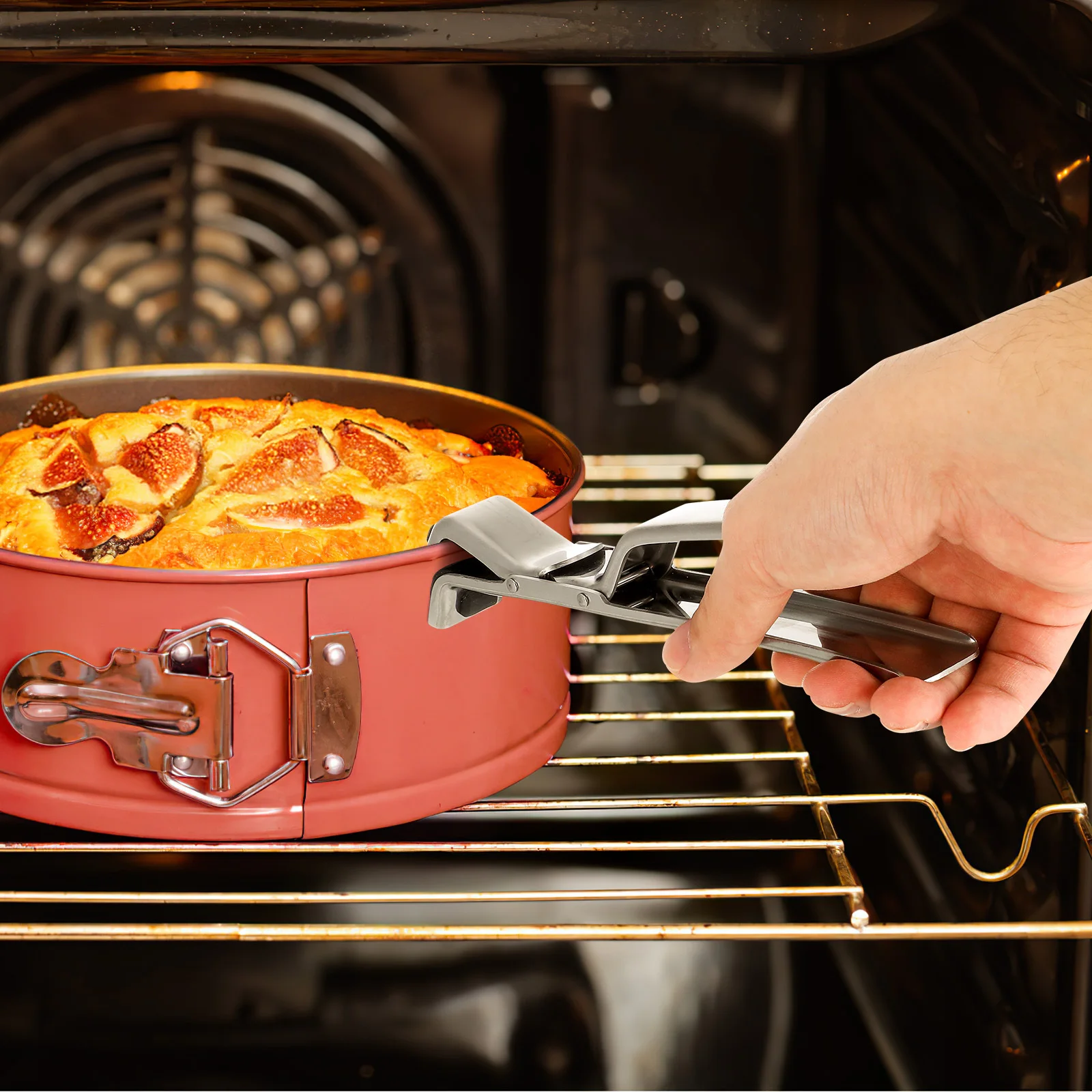 

Anti-Scalding Bowl Clip Stainless Steel Heavy Duty Kitchen Tongs Heat Resistant Gripper For Hot Plates Nonslip Handle