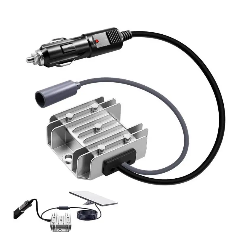 12V/24V to 30V 3.5A Boost Converter Power Cord for RV, Boat & Surveillance via Cigarette Lighter Adapter