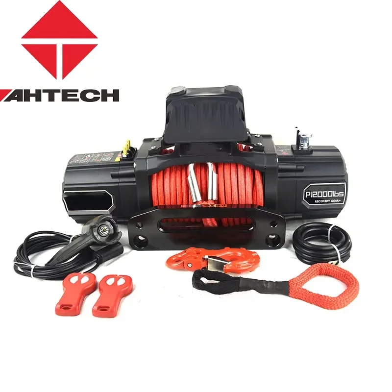 Electric Recovery Winch 12v 24v Heavy 4x4 Frosted Electric Winch 4x4 Fast Speed Off Road Electric Other Winches
