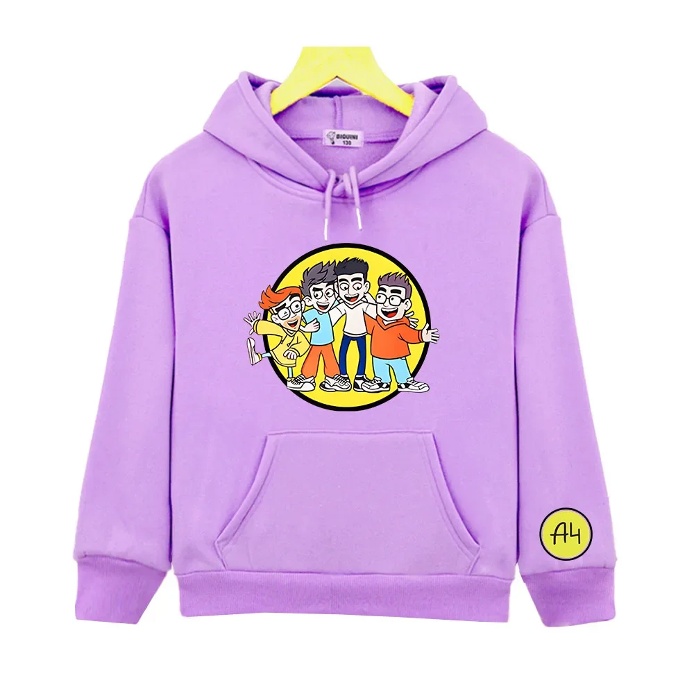 Мерч А4 Hoodie Lamba Print Sweatshirts Boys Girl Baby Clothing Влад Бумага А4 для детей Kids Clothes Tops Cartoon Sudadera Mujer