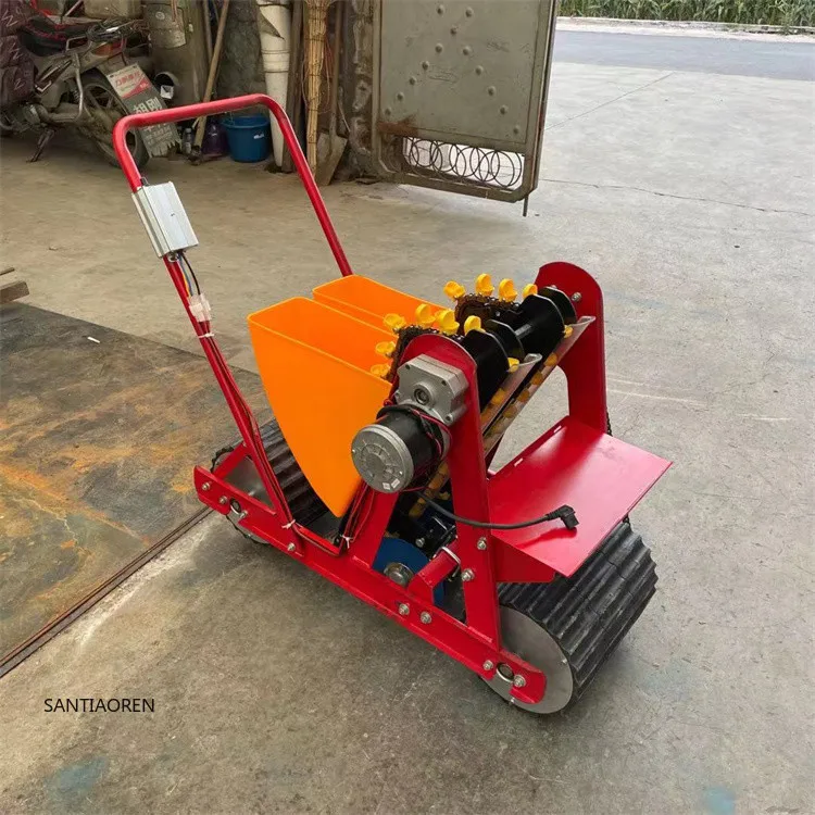 

2025Hand Push Factory Supplier 1 2 3 5 6 Row Gasoline Engine Planter Manual Garlic Seeder