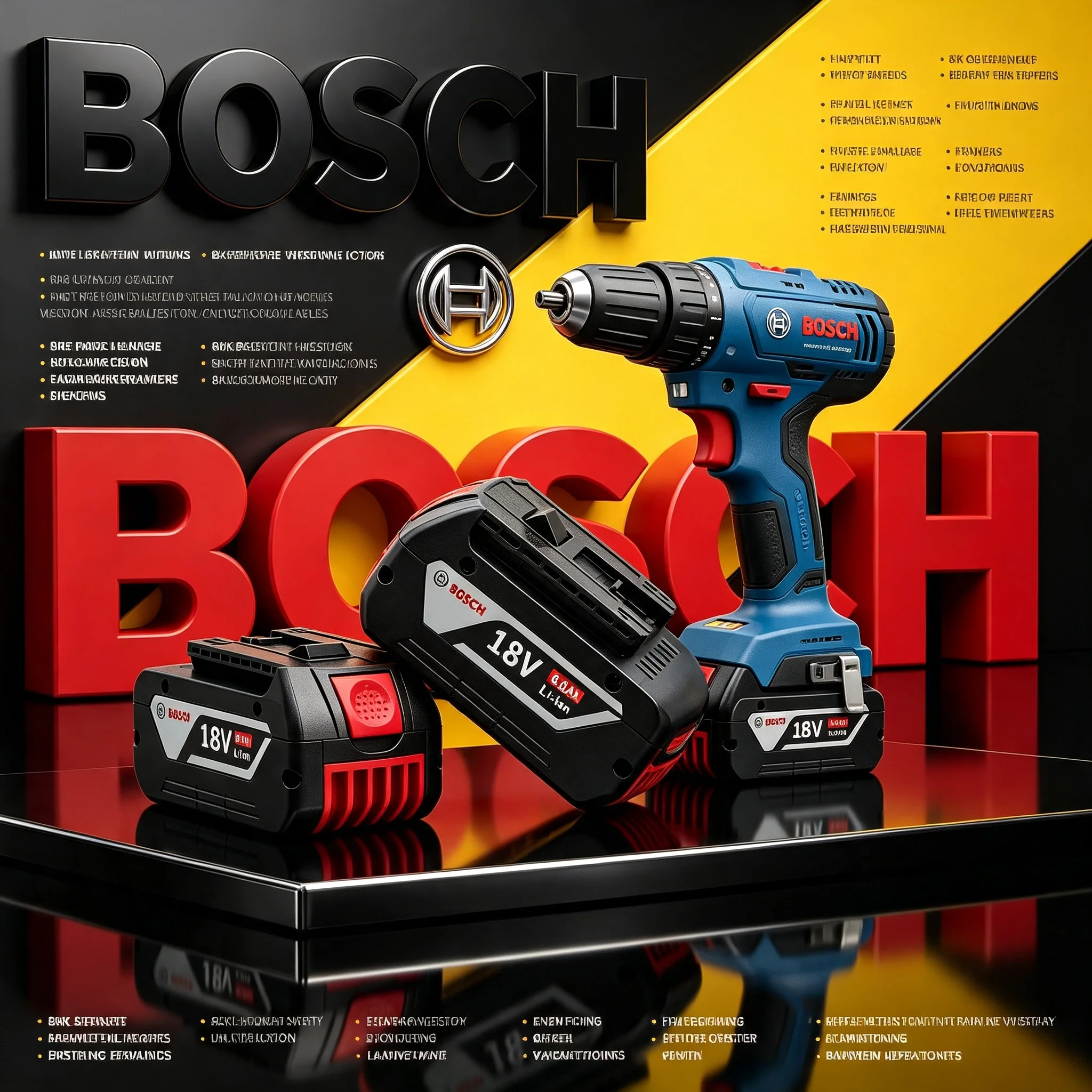 Original Bosch 18V 6Ah Li-ion Battery,Fits BAT620 GSR GDX GSK GWS GBH GWS Wood Chisel Tool Bosch professional 18V electric tool