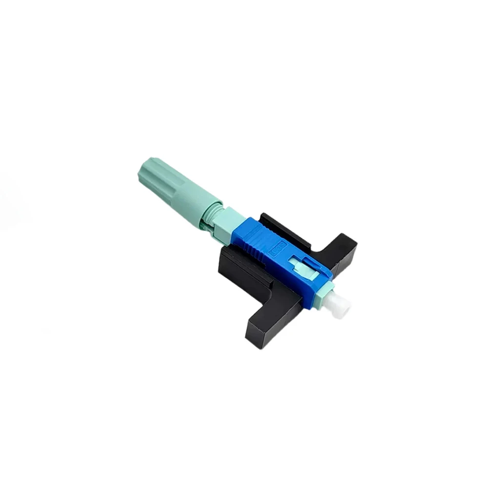 SC UPC/APC Fiber Optic Connector Simplex SM Single Mode Cold Connection Circle/Square FTTH for Drop Fiber Cable