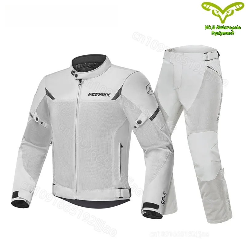 Motorcycle Riding Clothes for Spring and Summer Breathable and anti Slip Riding Clothes Racing equipment