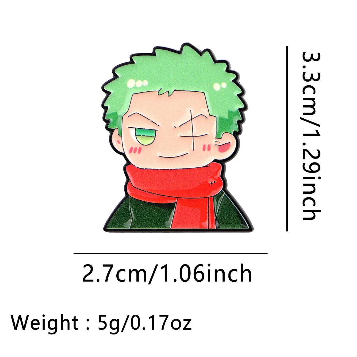 Süße japanische Anime Luffy Emaille Pin Mädchen Damen Broschen Anstecknadeln für Rucksack Manga Abzeichen Schmuck Cosplay Zubehör