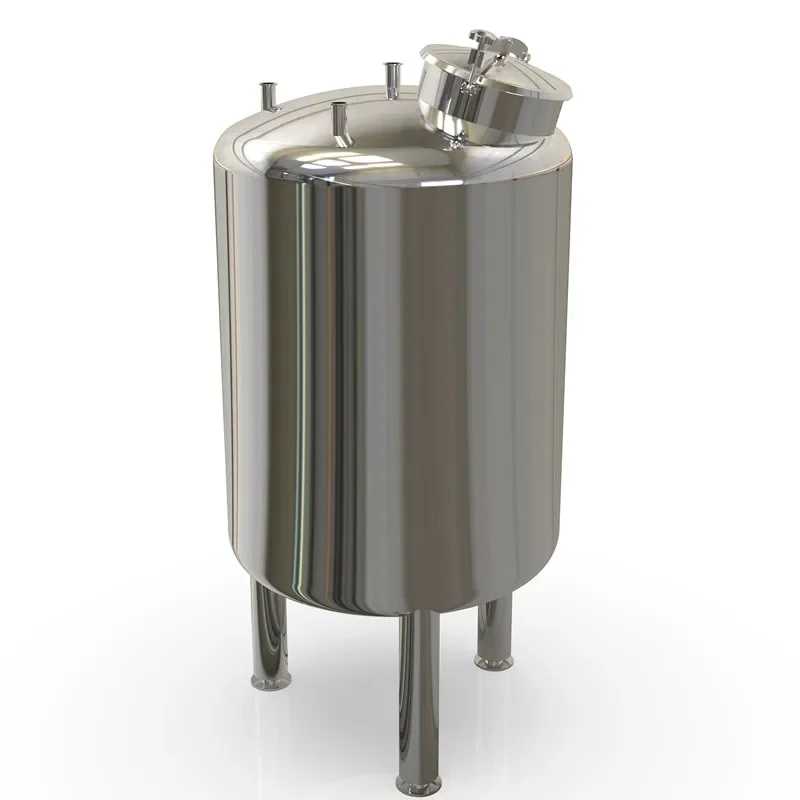 Stainless Steel Storage Tank 50L 100L 2000L Milk Beverage Storage Tank Hygienic Production System Storage Tank