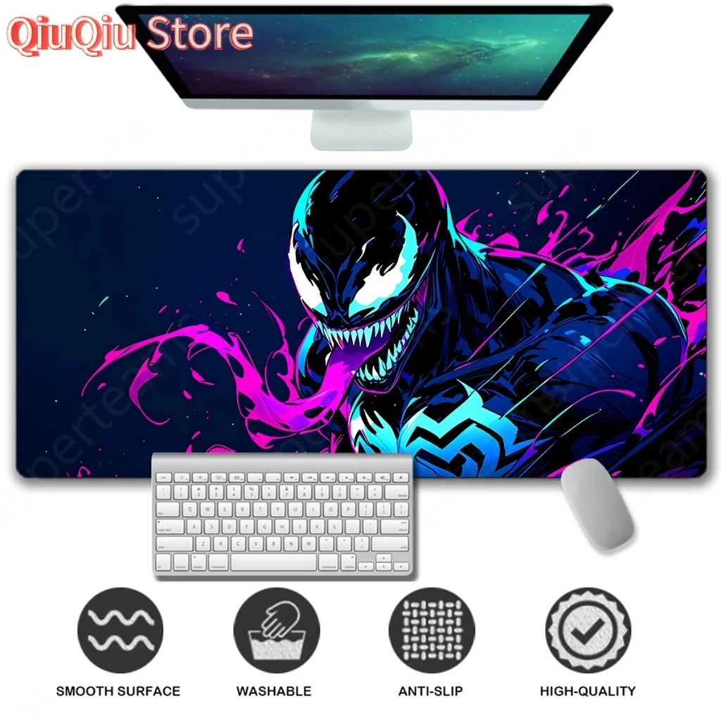 

Настольный коврик в стиле аниме Fantasy Sci-Fi, игровой коврик для мыши, удлиненный коврик для мыши, большой игровой коврик для мыши с прошитыми краями Deskpa