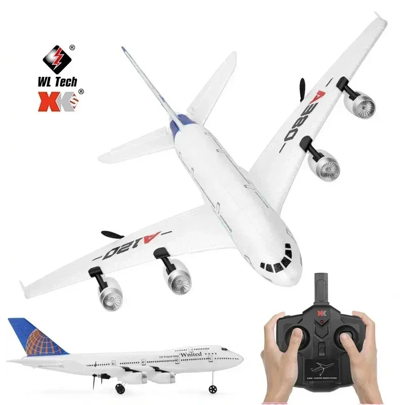 WLtoys XKS A120 RC Plane 2.4G 3CH 3D/6G Dual Power EPP Material Gliding Electric Plane