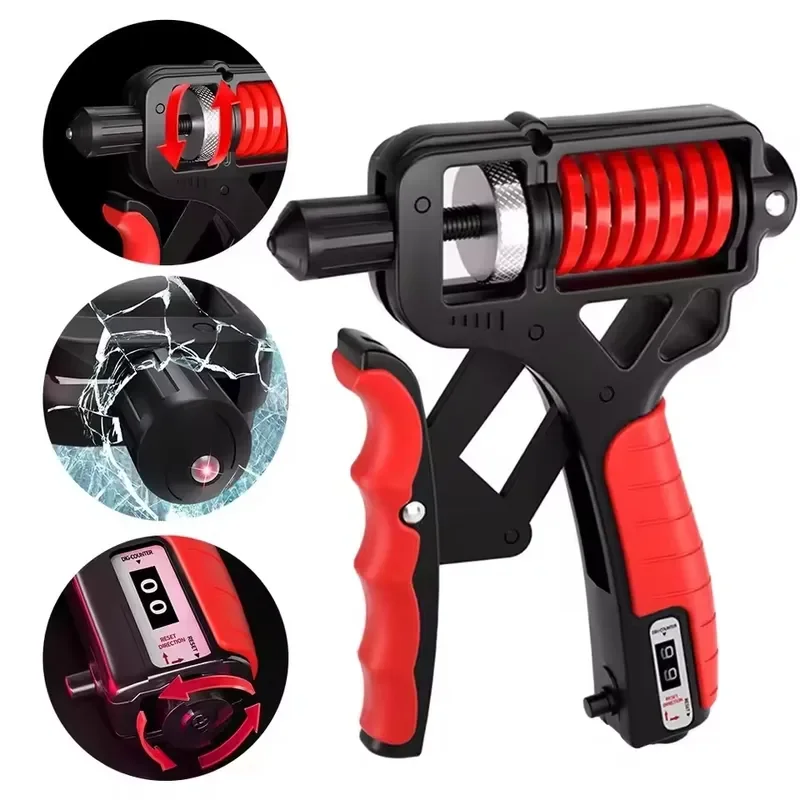 Professional Adjustable Hand Grip Strength Trainer for Men Fitness Arm Muscle Building 5-165kg Sports Equipment Exercise Tool