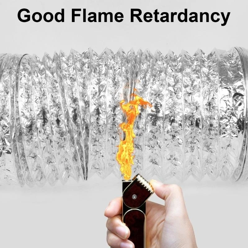 Double Layer Vent Hose Aluminum Fire-proof Ventilation Exhaust