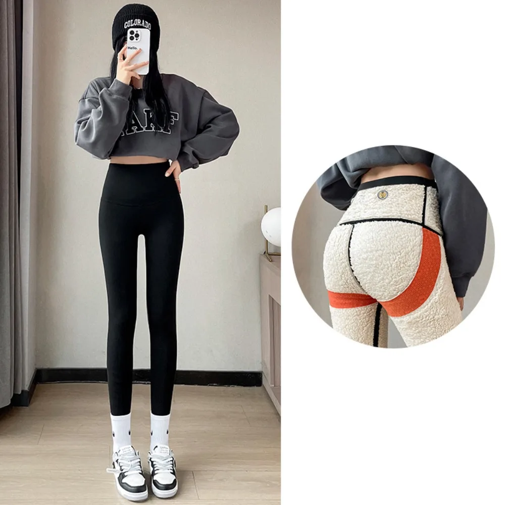 

Новые очень толстые леггинсы с изображением акулы, бархатные леггинсы с высокой талией, термофлисовые леггинсы с подтяжкой ягодиц, женские брюки для йоги