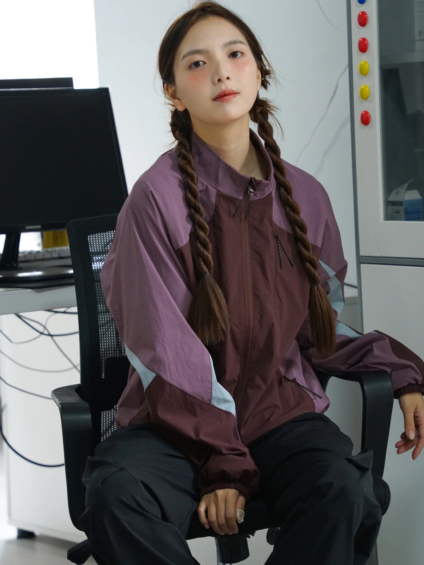 

NBN Color Blo Воротник-стойка Mountain Series Jaet Autumn ex Альпинистская камера Ветрозащитная утягивающая нейлоновая ткань для похудения на открытом воздухе