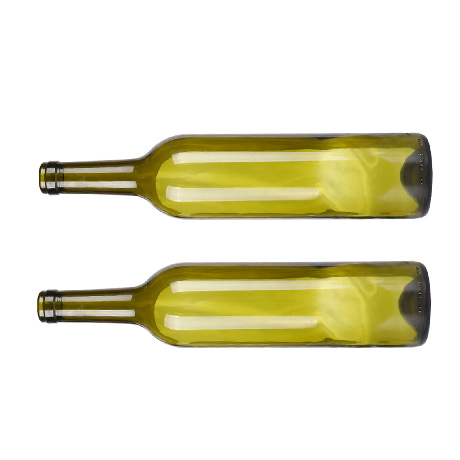 

2Pcs Cutting Glass Bottle Vase Wine Bottle Planter for Dried Flowers Potted Plants Succulents Decorative Candlestick Fruit Salad