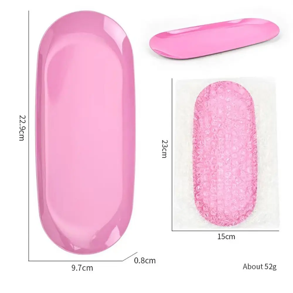 Aço inoxidável Nail Art Tray Universal, Durável, Armazenamento de cosméticos, Criativo Jóias Bandeja, Acessórios