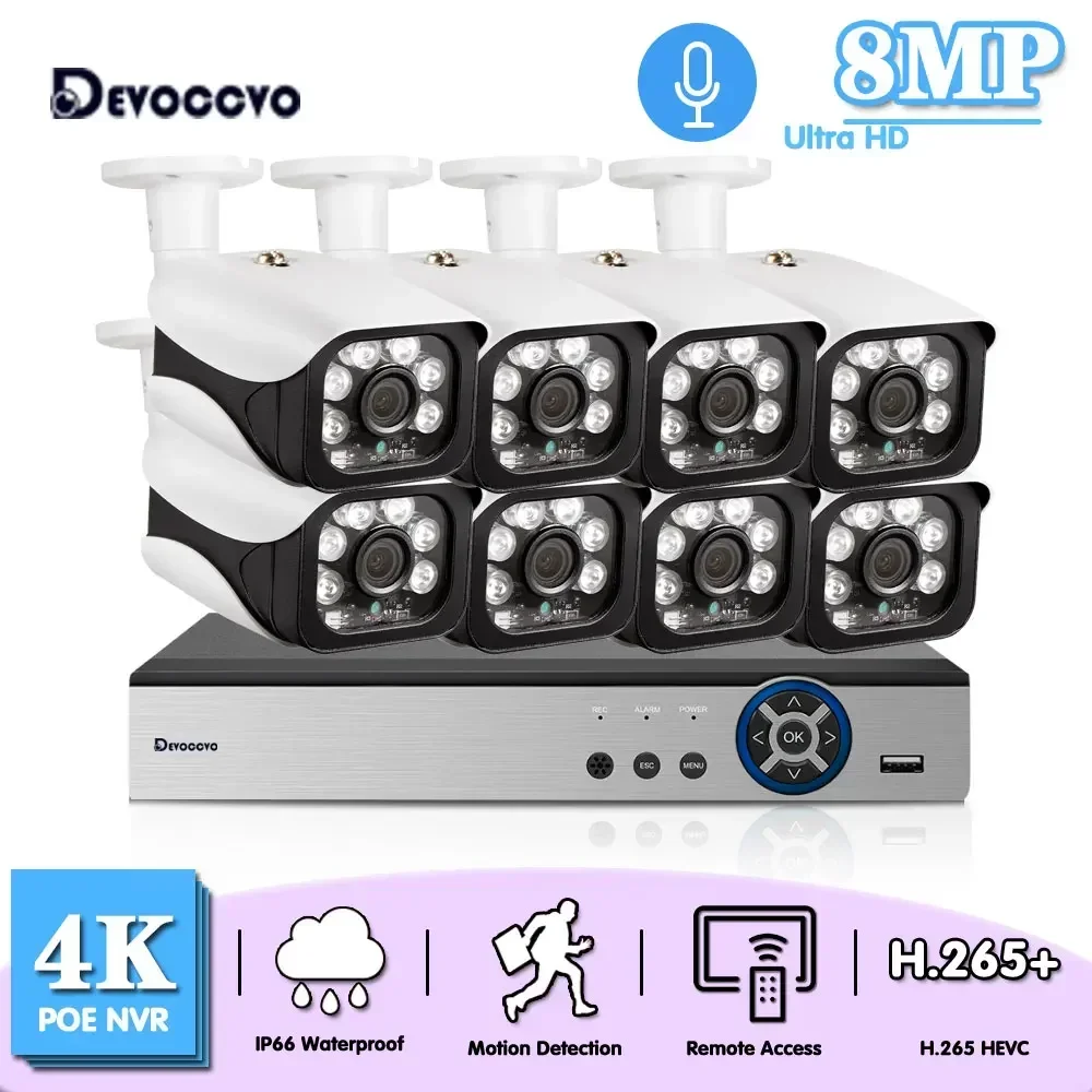 4K 8CH Poe Nvr Kit …