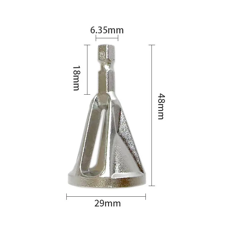 2 Stuks Afschuingereedschap Chuck Metalen Ontbramen Externe Afschuiningsgereedschap Beschadigde Schroeven Slijpen Hoek Trimmen Elektrisch Boorgereedschap
