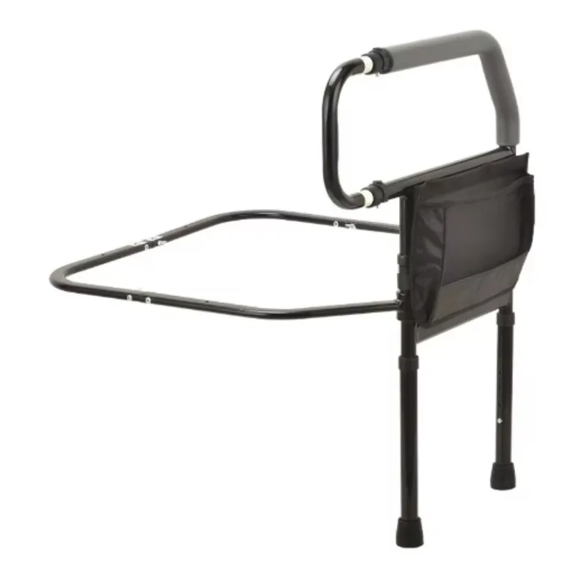 Adjustable Bed Rails for Elderly Safety with Light - close-up view