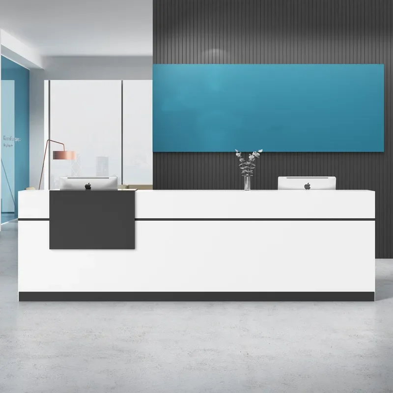 for Office Front Desk Company Reception Desk Consultation Service Desk Intermediary Welcome Bar Simple Store Cashier Counter