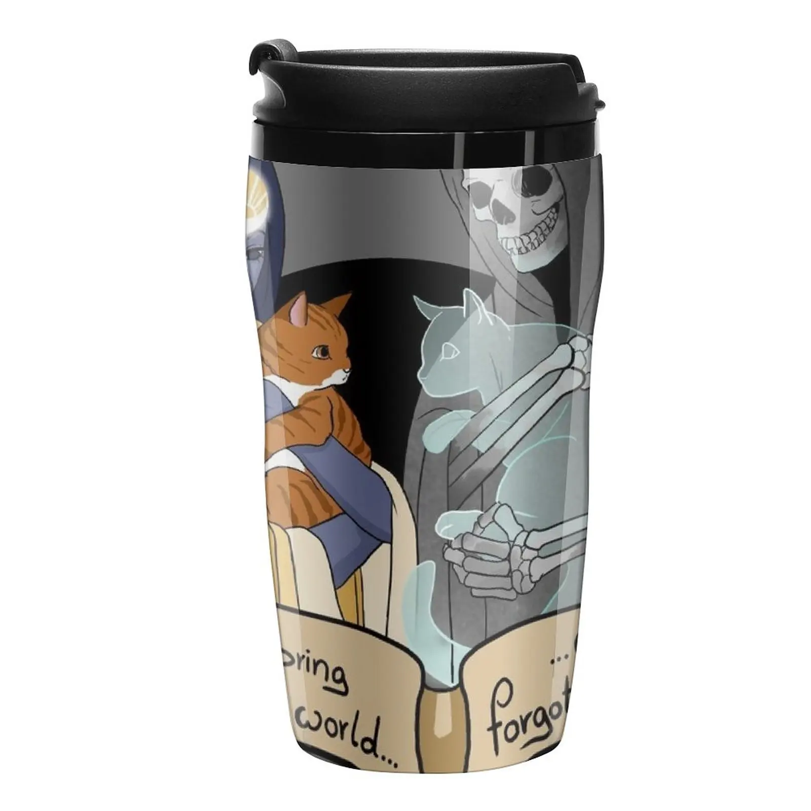 

New Life & Death Travel Coffee Mug Latte Cup Coffee Cups Set Coffee Bottle