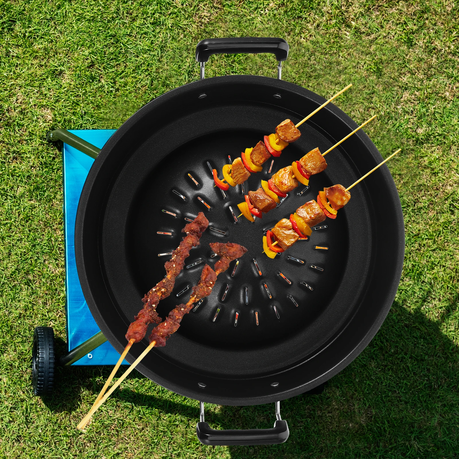 

Stainless Steel Bbq Grill Pan Extra Thick Even Heat Distribution for Family Party Gathering Portable Korean Bbq Grill Tray