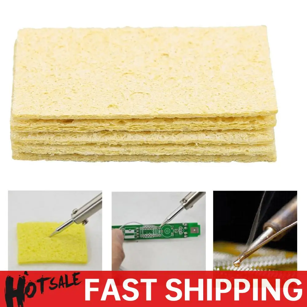 

10 шт., очиститель для сварочного паяльника, сварочная головка, губка для мытья припоя, инструмент для очистки остатков, принадлежности для пайки