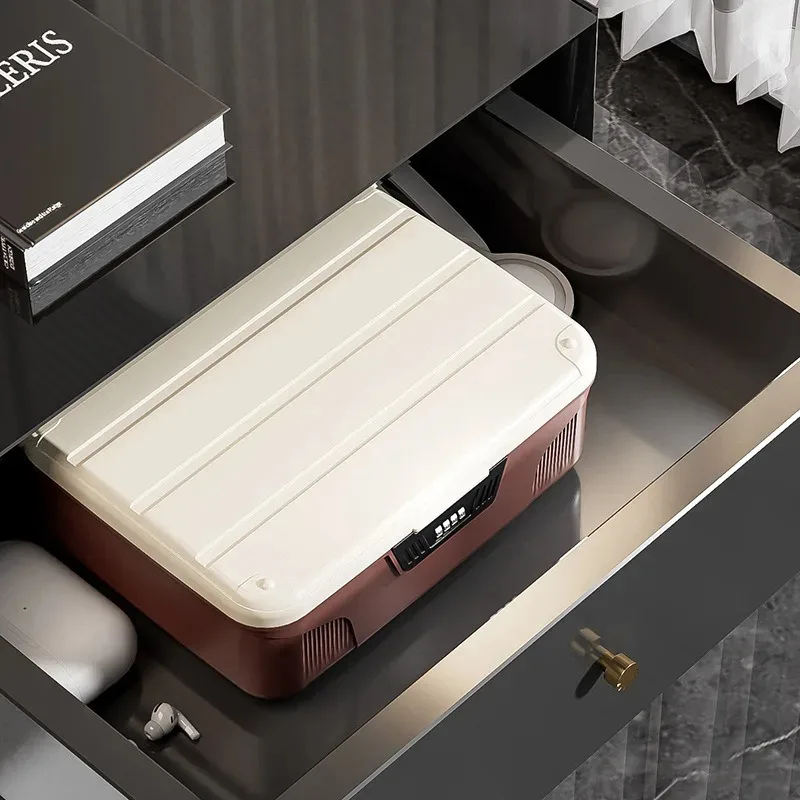 Kotak Penyimpanan Digital dengan Kunci Sandi, Aman untuk Paspor, Obat, Organizer Portabel, Kotak Penyimpanan Uang Tunai, Perhiasan, Privasi, Keamanan Rumah Tangga