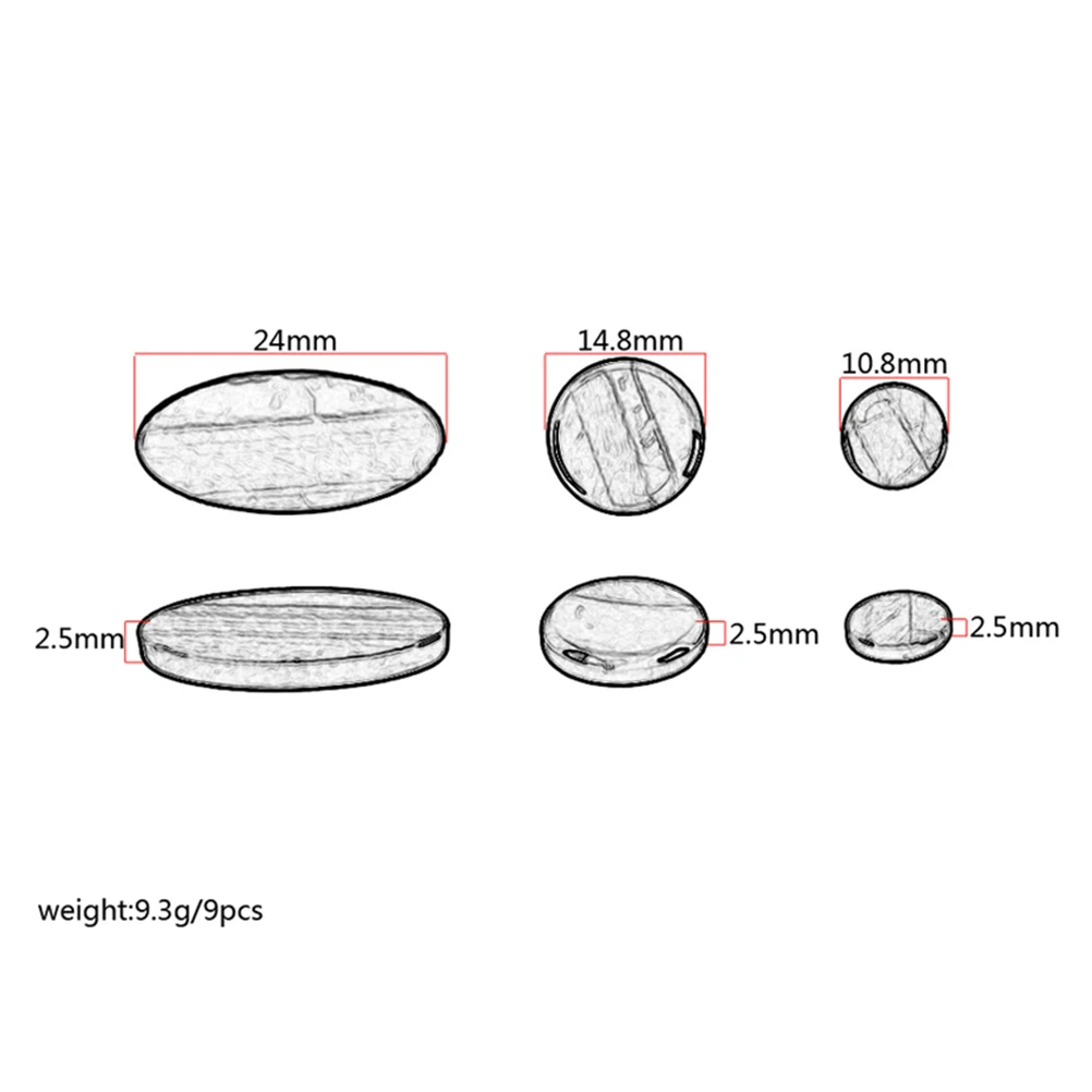 

9 Pcs/set Saxophone Button Soprano Buttons Alto Keys Accessories Part Accessory Milky Yellow